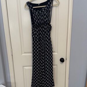 Tommy Hilfiger Blue and White Polka Dot Dress 26W